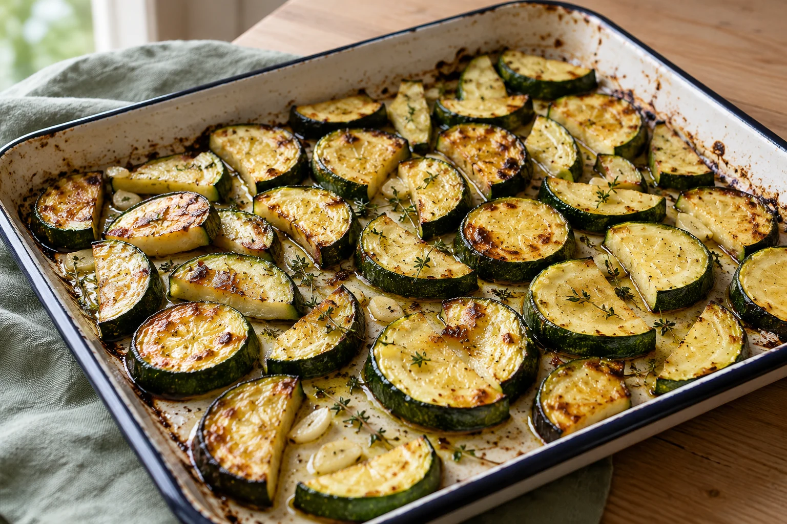 Recept za pečene bučke iz vrta: praktični nasveti