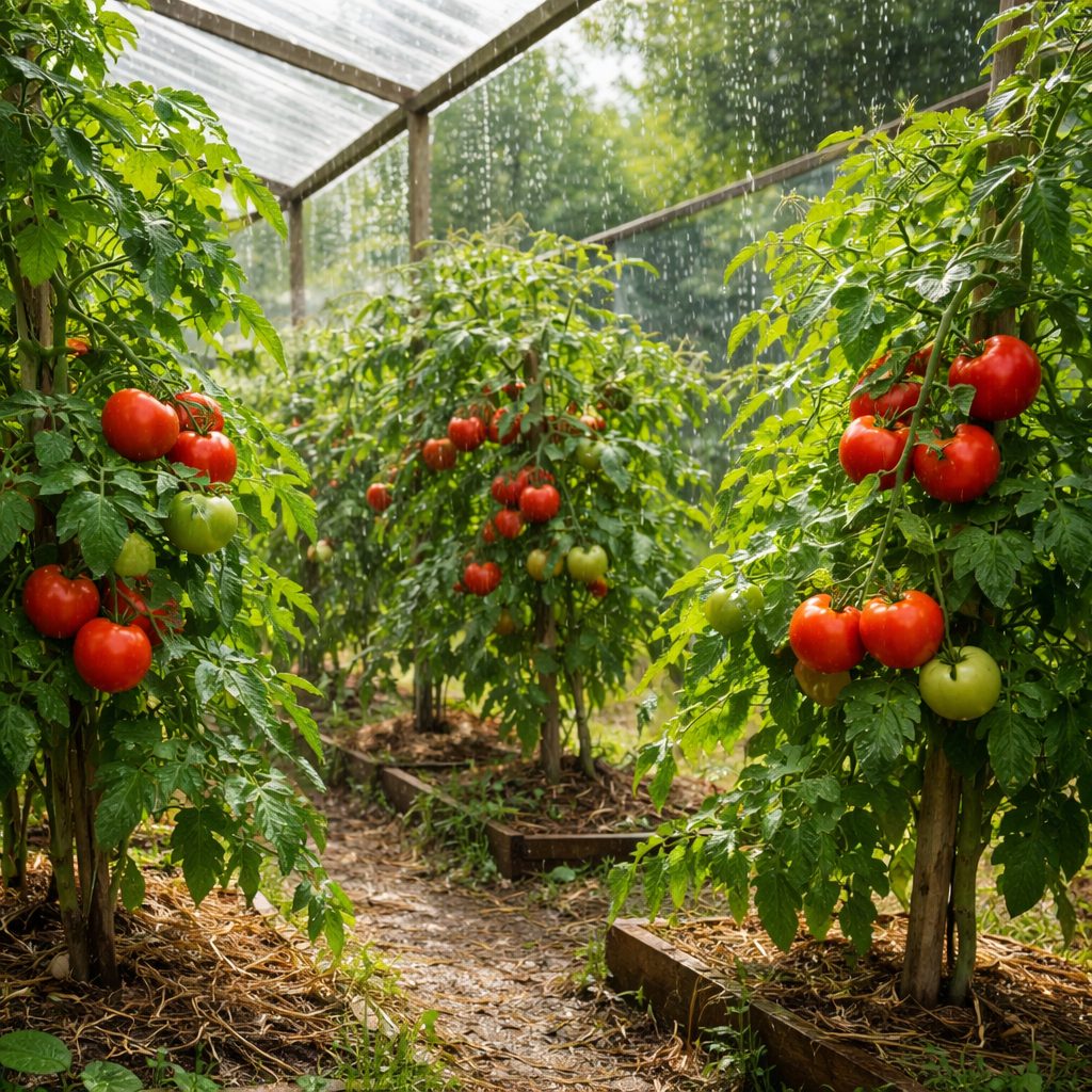 Kako zaščititi paradižnik pred plesnijo v deževju