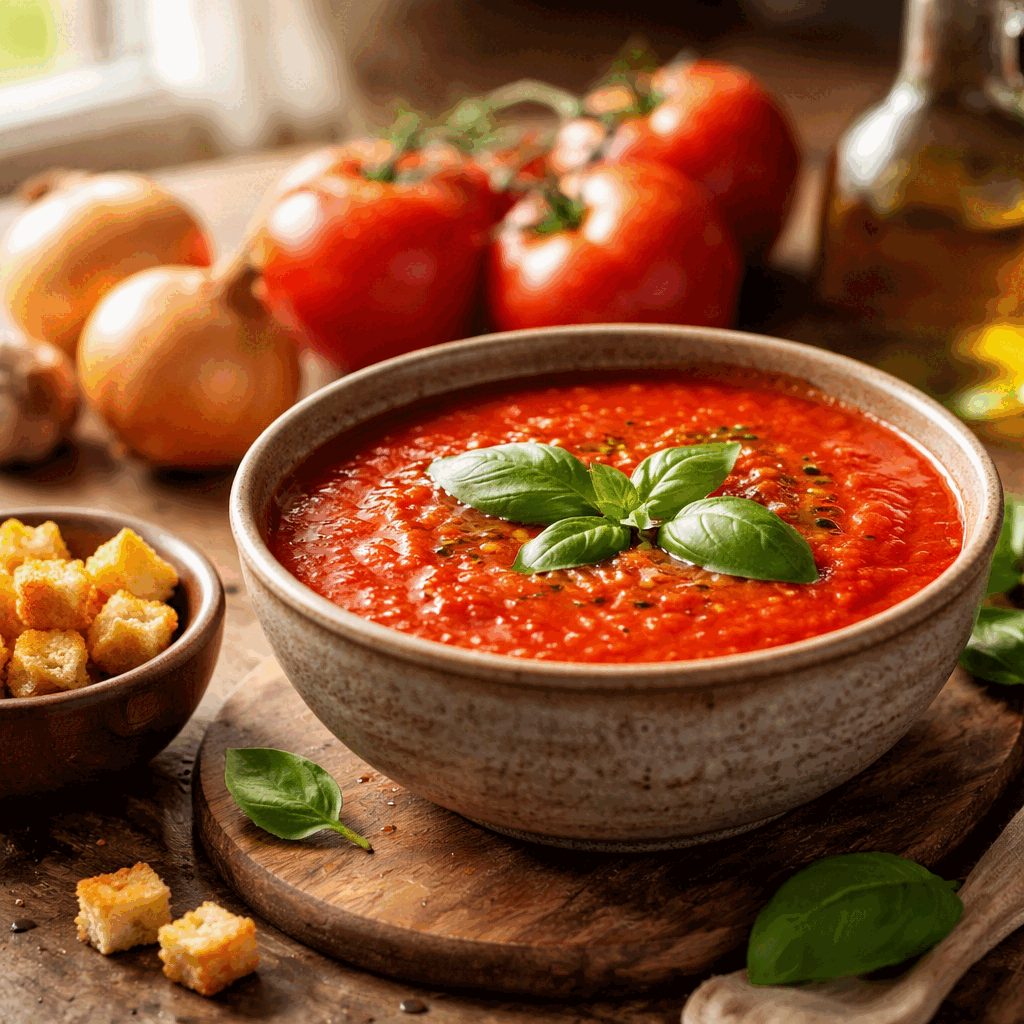 Recept za domačo paradižnikovo juho, ki vedno uspe