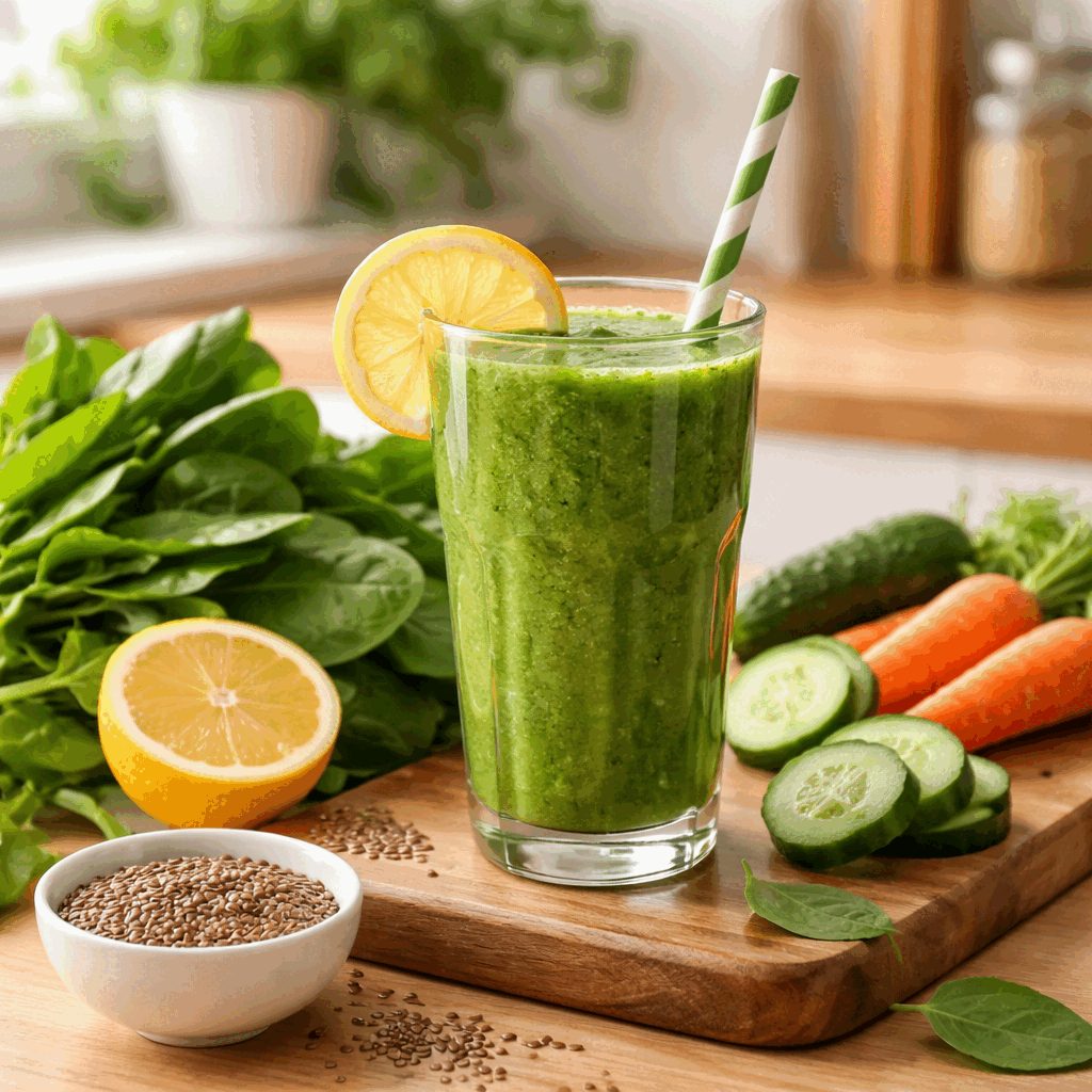 Recept za zdravi smoothie iz zelenjave, ki res nasiti