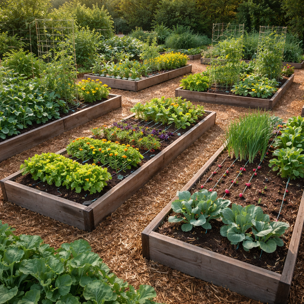 Kako organizirati vrt za maksimalen pridelek
