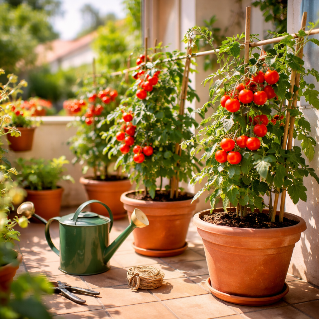Kako gojiti češnjev paradižnik na terasi