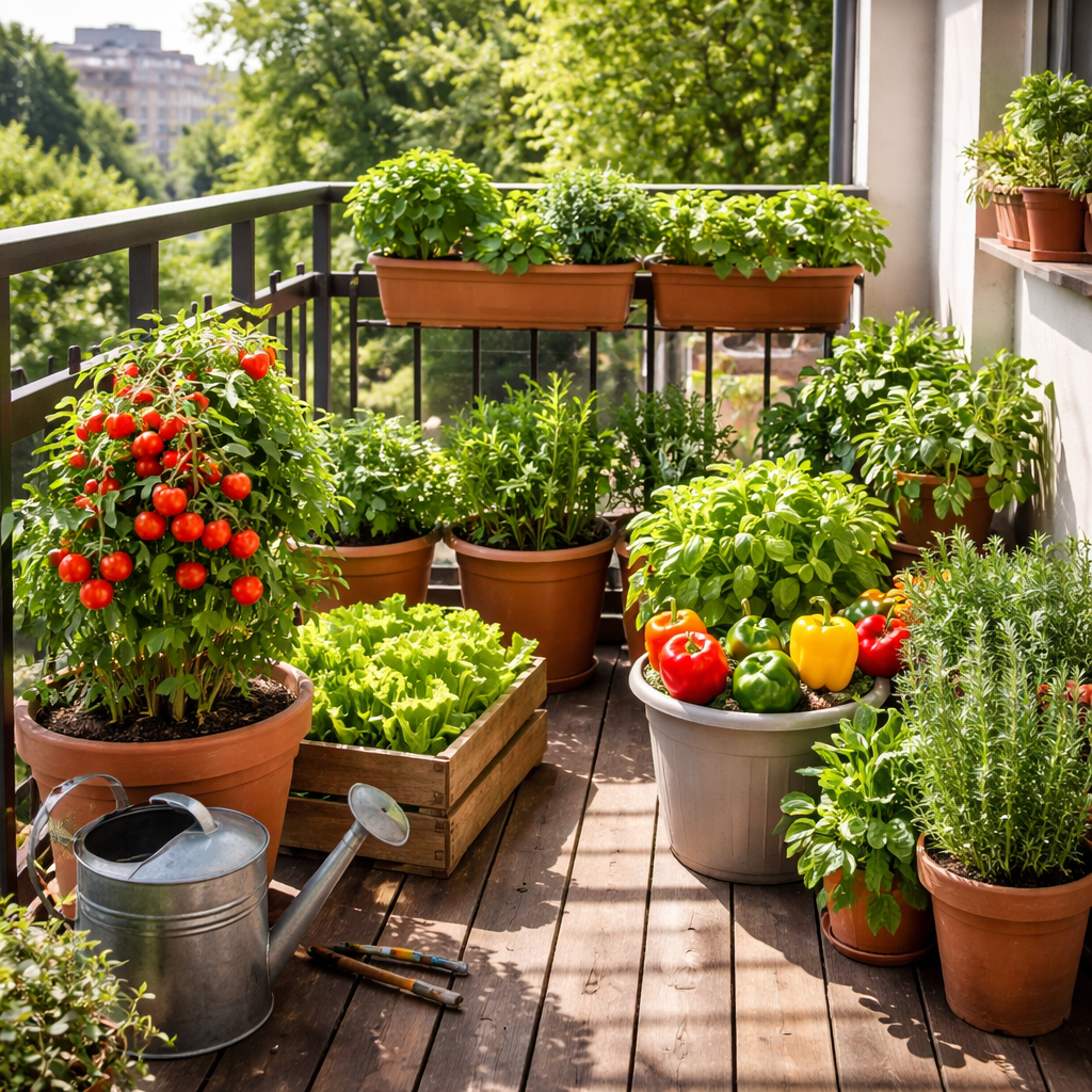 Kako gojiti hrano na balkonu za družino