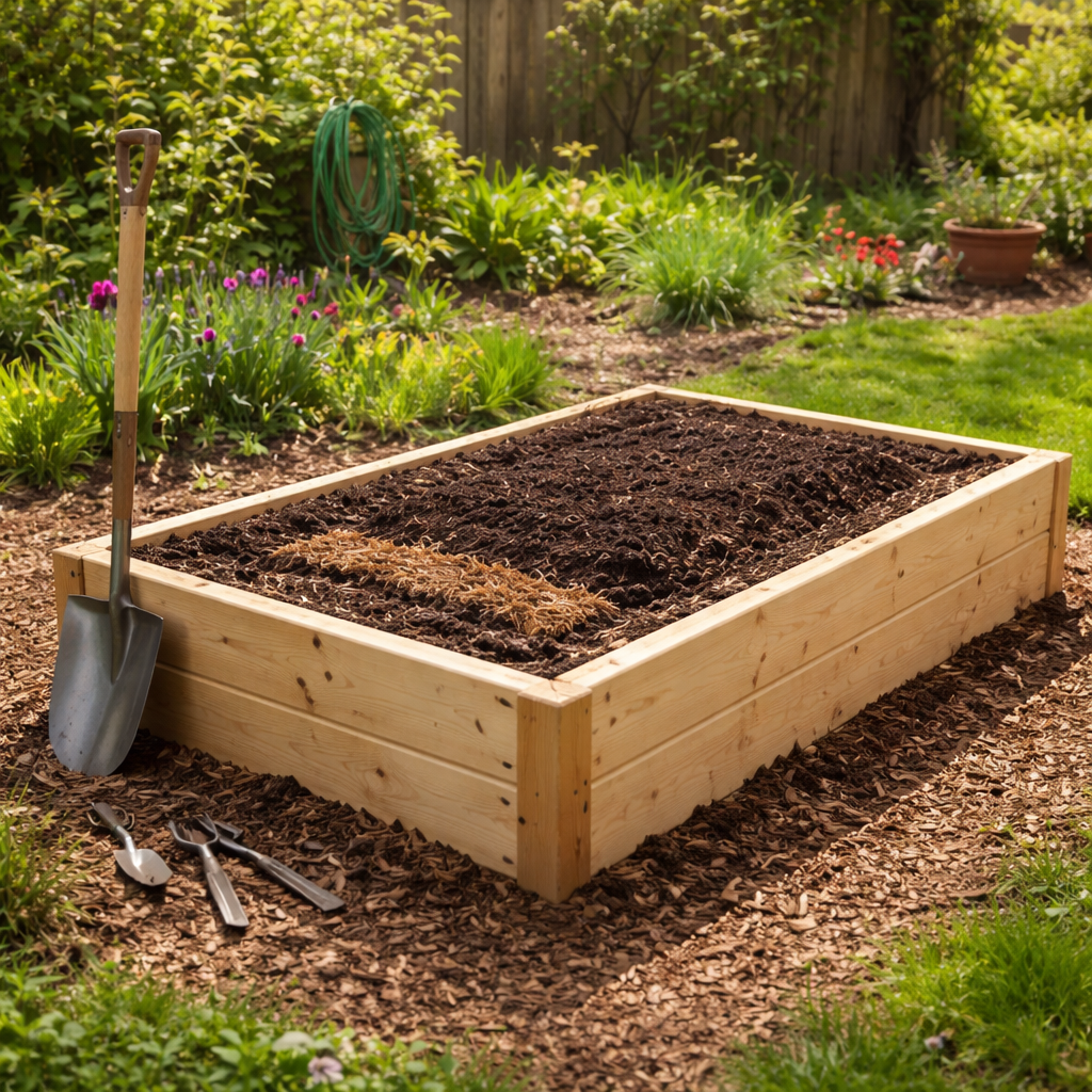 Kako narediti visoko gredo iz lesa: vodič 2026