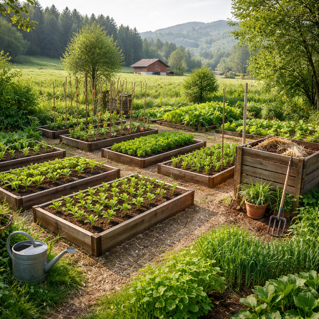 Kako organizirati vrt za samooskrbo: praktični nasveti