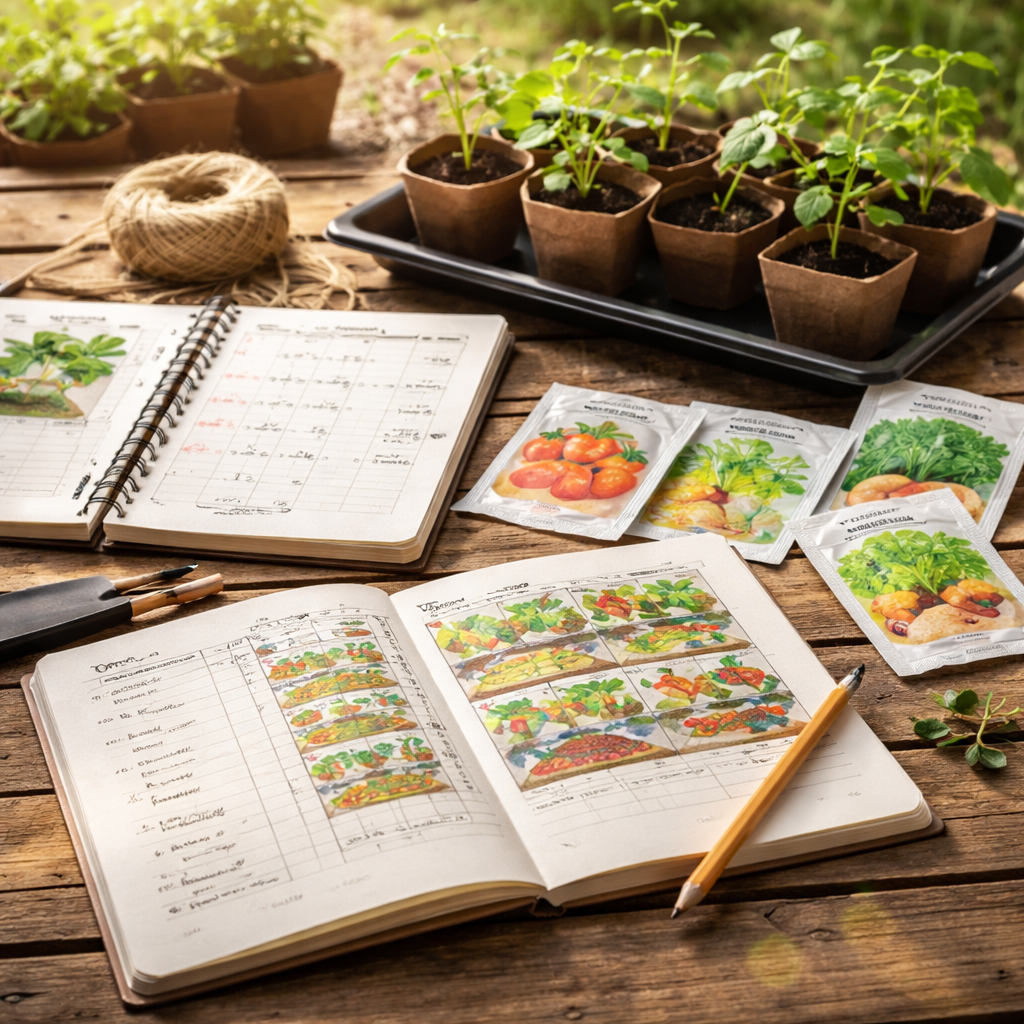 Kako planirati vrt za celo leto 2026