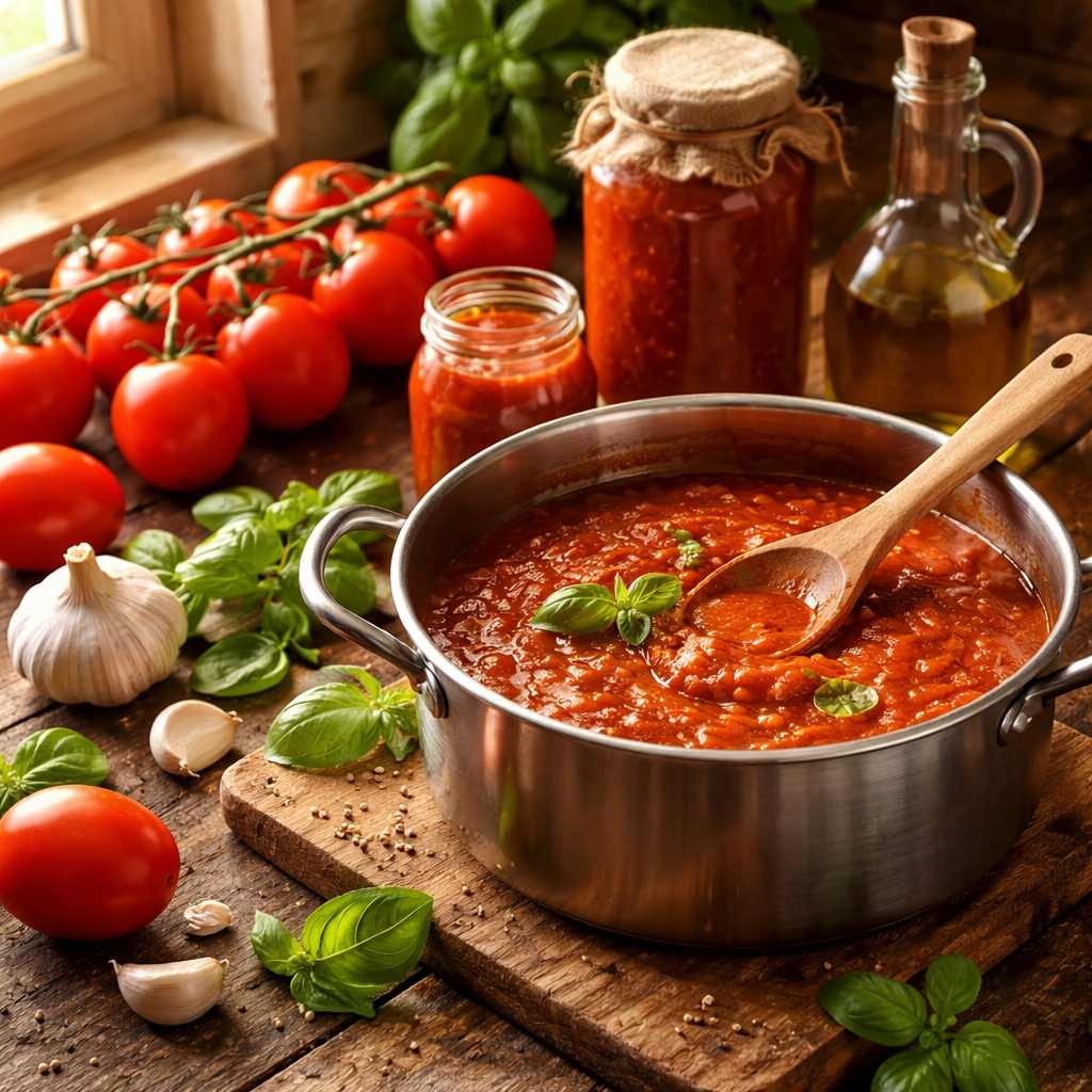 Kako pripraviti domačo paradižnikovo omako 2026