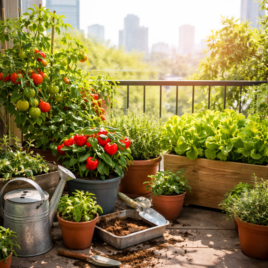 Urbano vrtnarjenje v mestu 2026: kako začeti pravilno