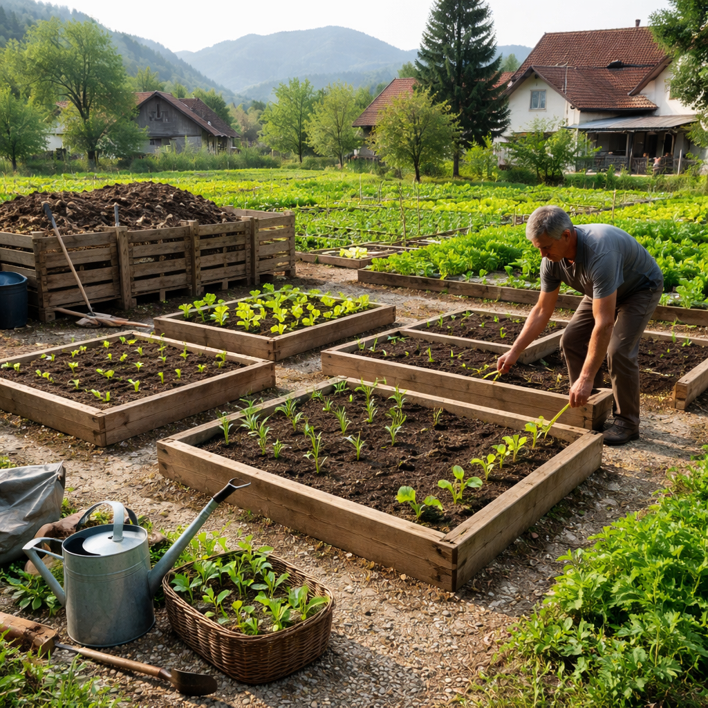 Koliko vrta potrebujem za samooskrbo: praktični nasveti