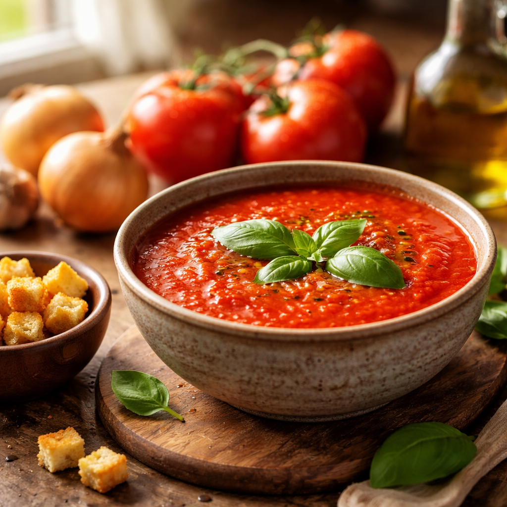 Recept za domačo paradižnikovo juho, ki vedno uspe