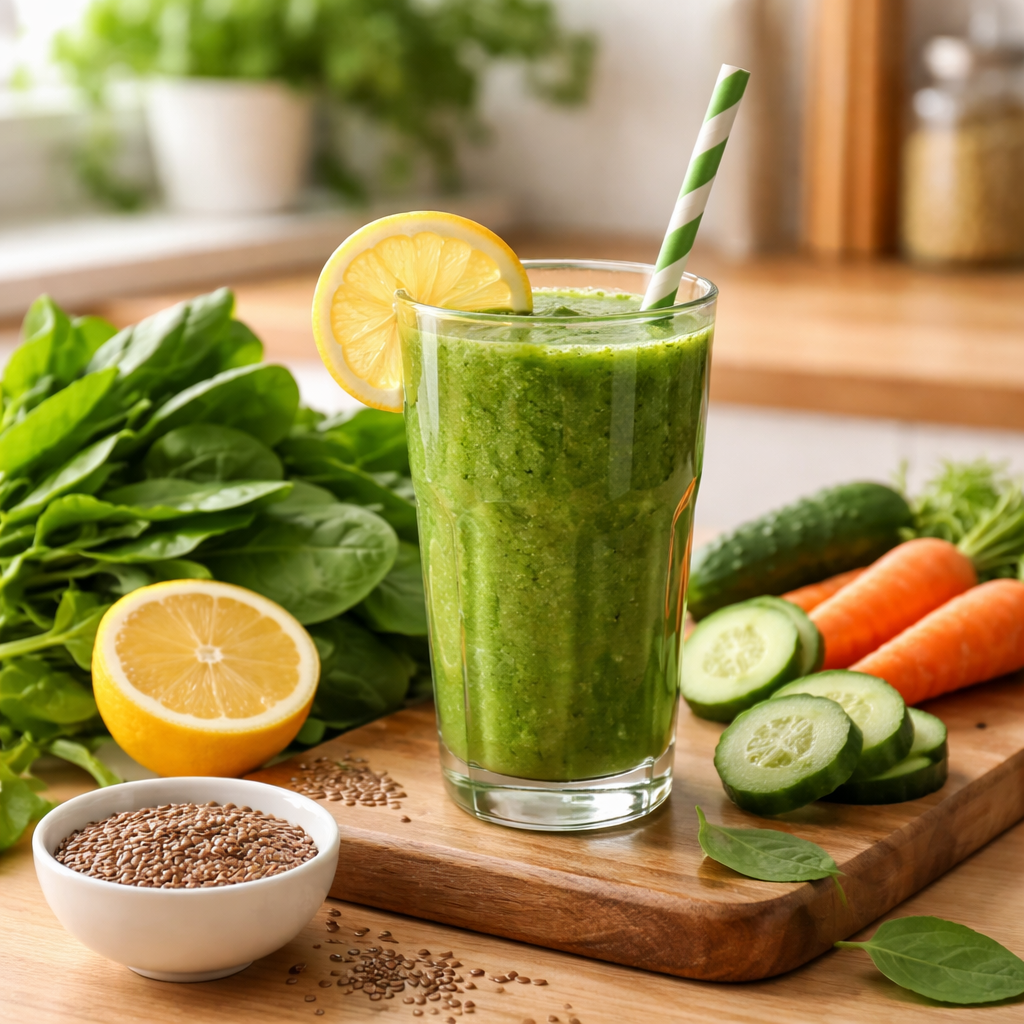 Recept za zdravi smoothie iz zelenjave, ki res nasiti