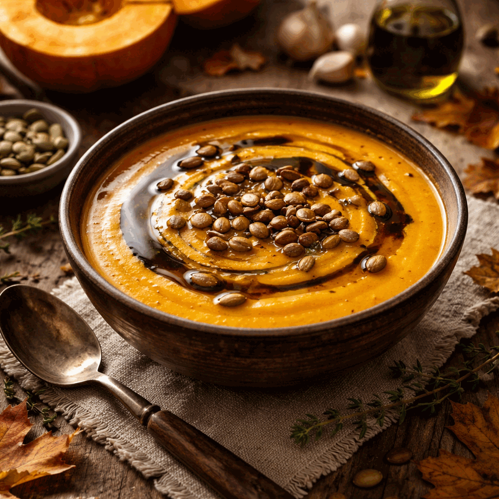 Recept za bučno juho iz domače buče